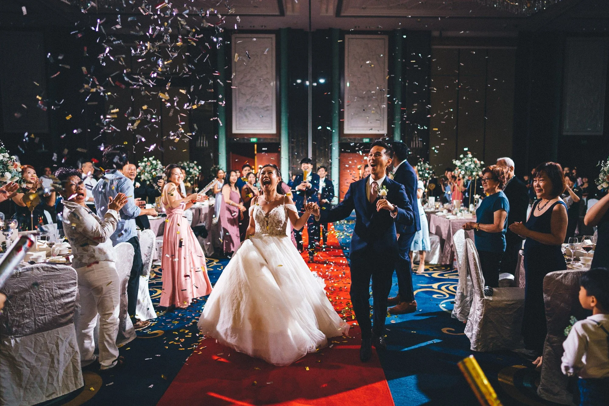 Wedding photo at shangrila island ballroom