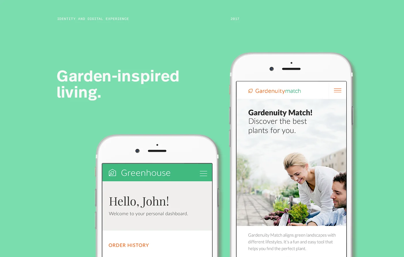 Gardenuity website by Gen Design Studio