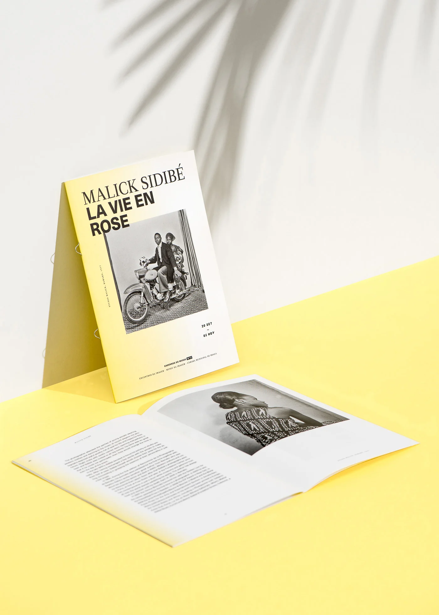 Encontros da Imagem 2016 Malick Sidibé exhibition booklet by Gen Design Studio