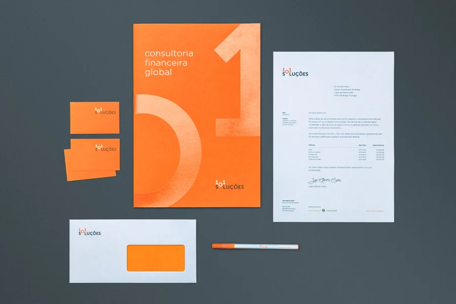 101 Soluções visual identity by Gen Design Studio