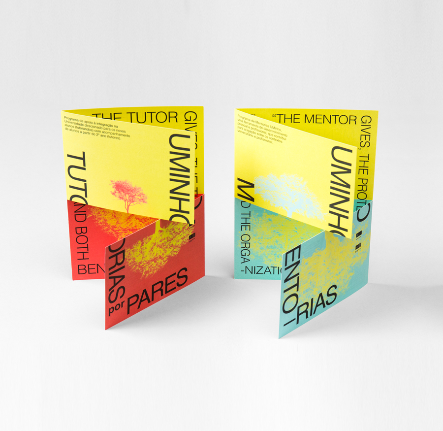 Mentorias UMinho brochure by Gen Design Studio