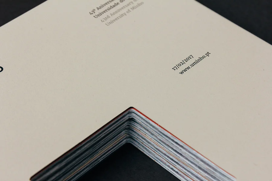 UMinho 2017 anniversary magazine by gen design studio