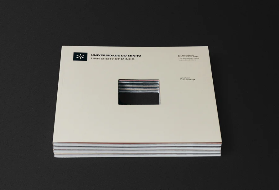 UMinho 2017 anniversary magazine by gen design studio