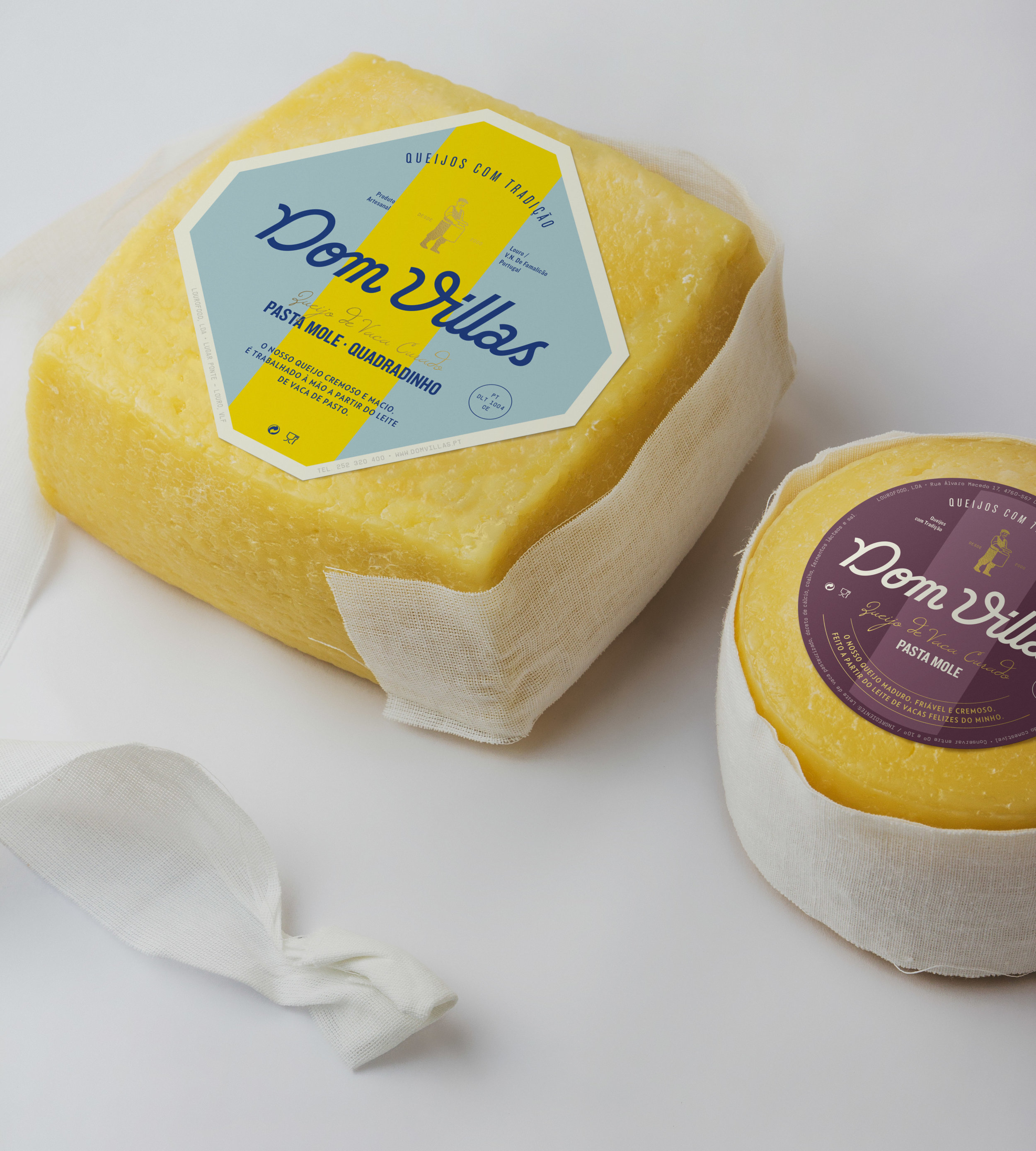 Cheeses Dom Villas identity and packaging by www.gen.pt