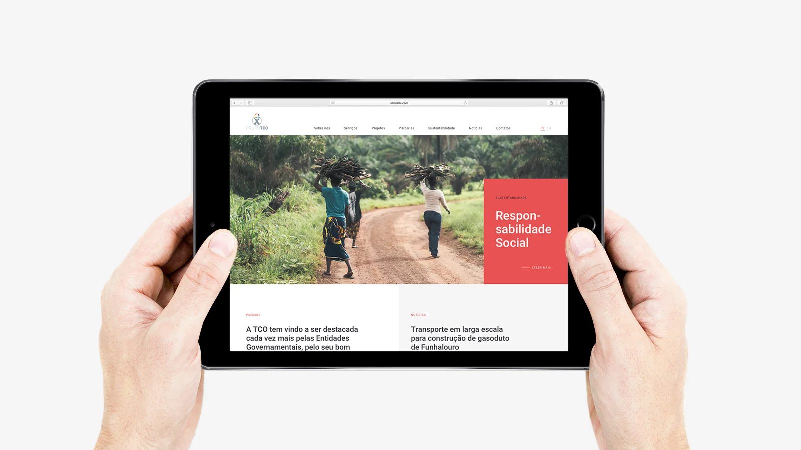 Grupo TCO website by Gen Design Studio