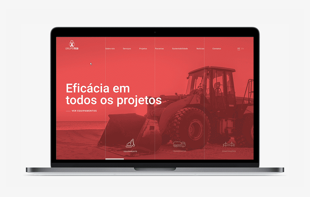 Grupo TCO website by Gen Design Studio
