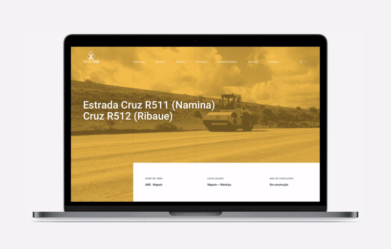 Grupo TCO website by Gen Design Studio