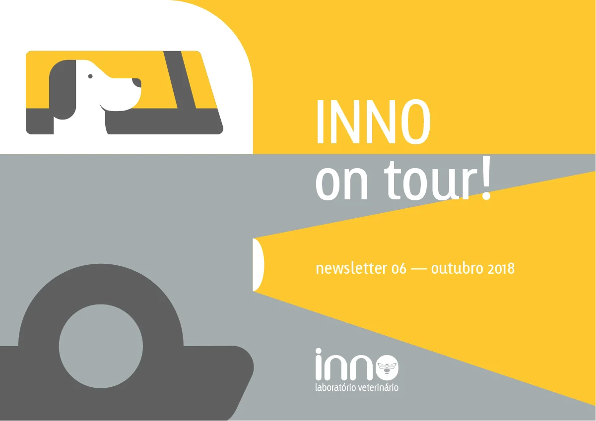 INNO Veterinary Lab newsletter header by Gen design studio