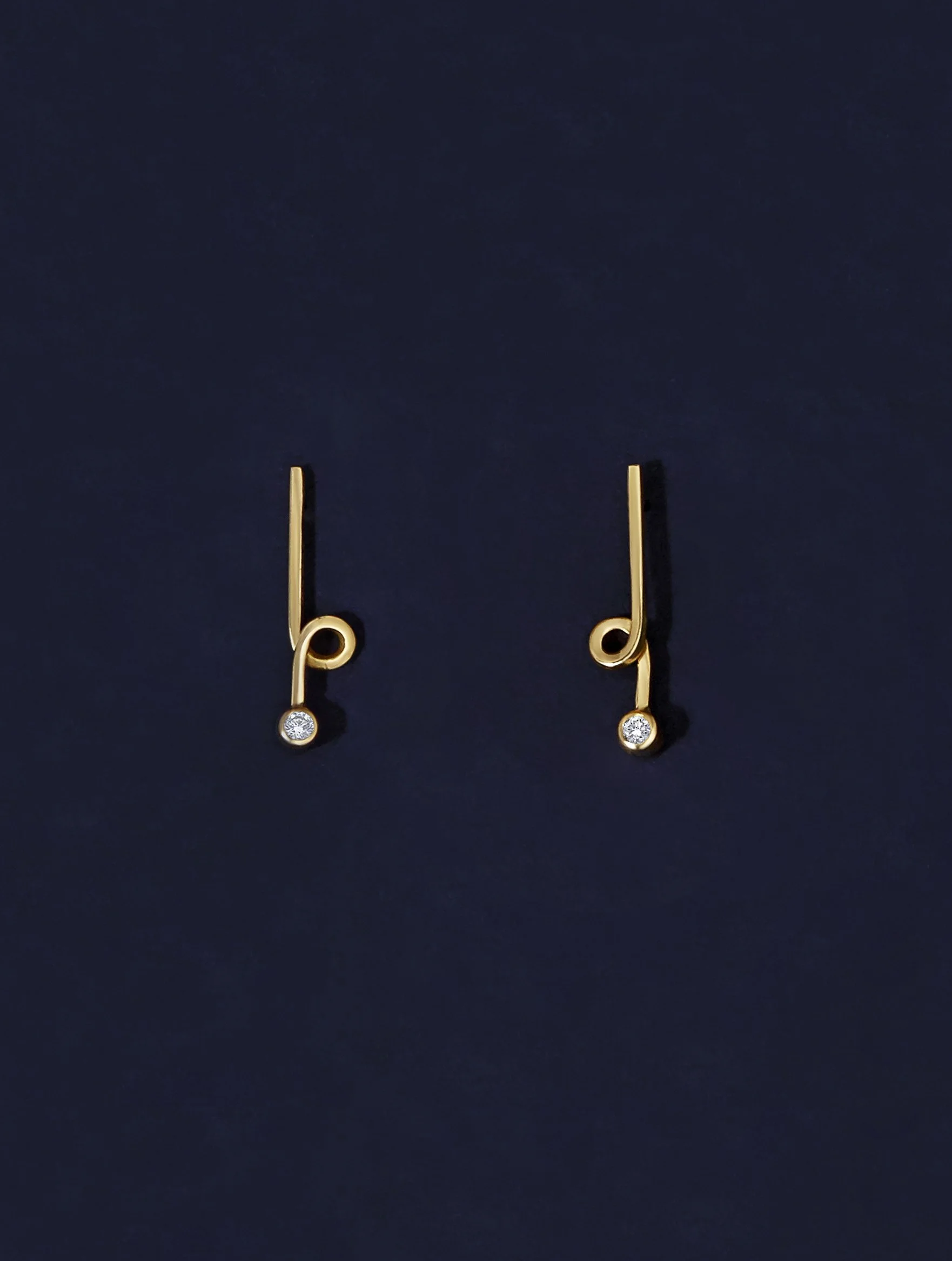 Curl Drop Earrings