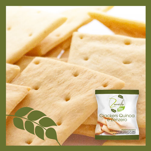 Quinoa Ginger Crackers