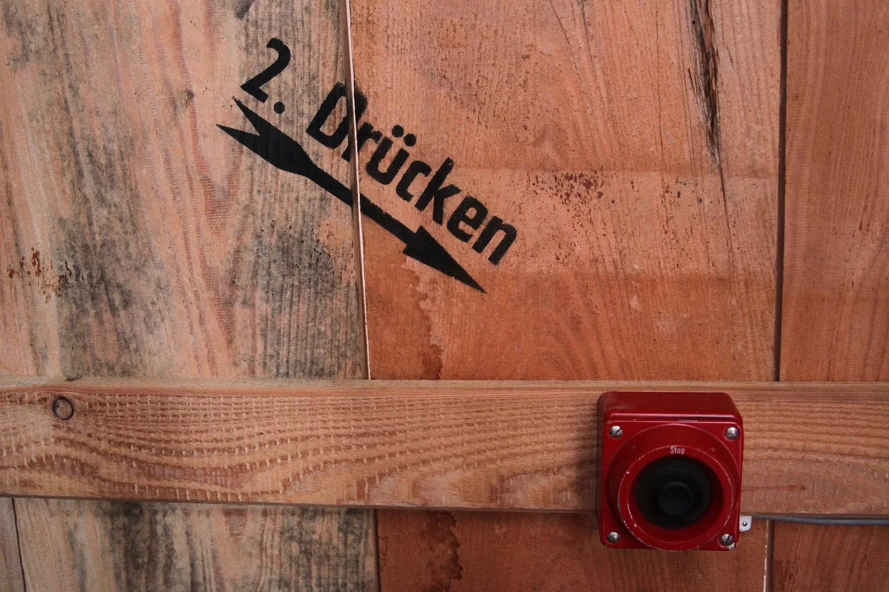 Knopf zum starten der Geschichte