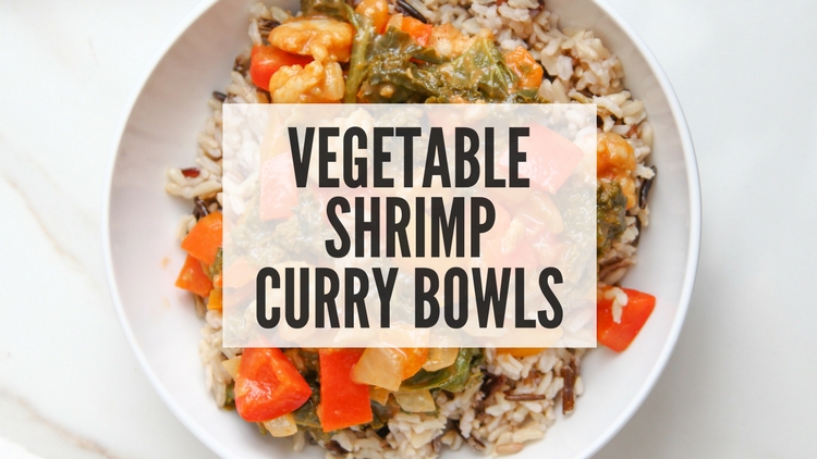Vegetable Shrimp Curry Bowls