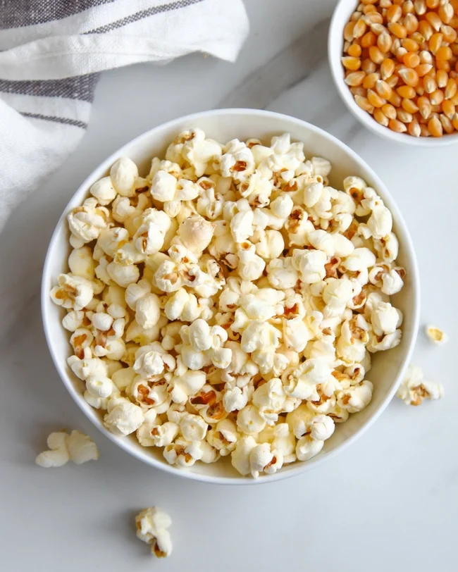 5 Minute Salted Ghee Popcorn She Well