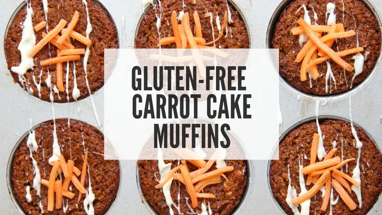 Gluten-Free Carrot Cake Muffins