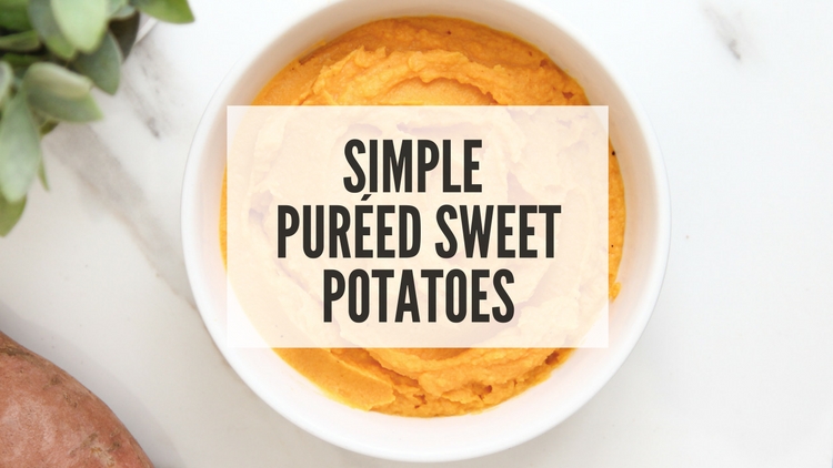 Simple Puréed Sweet Potatoes 