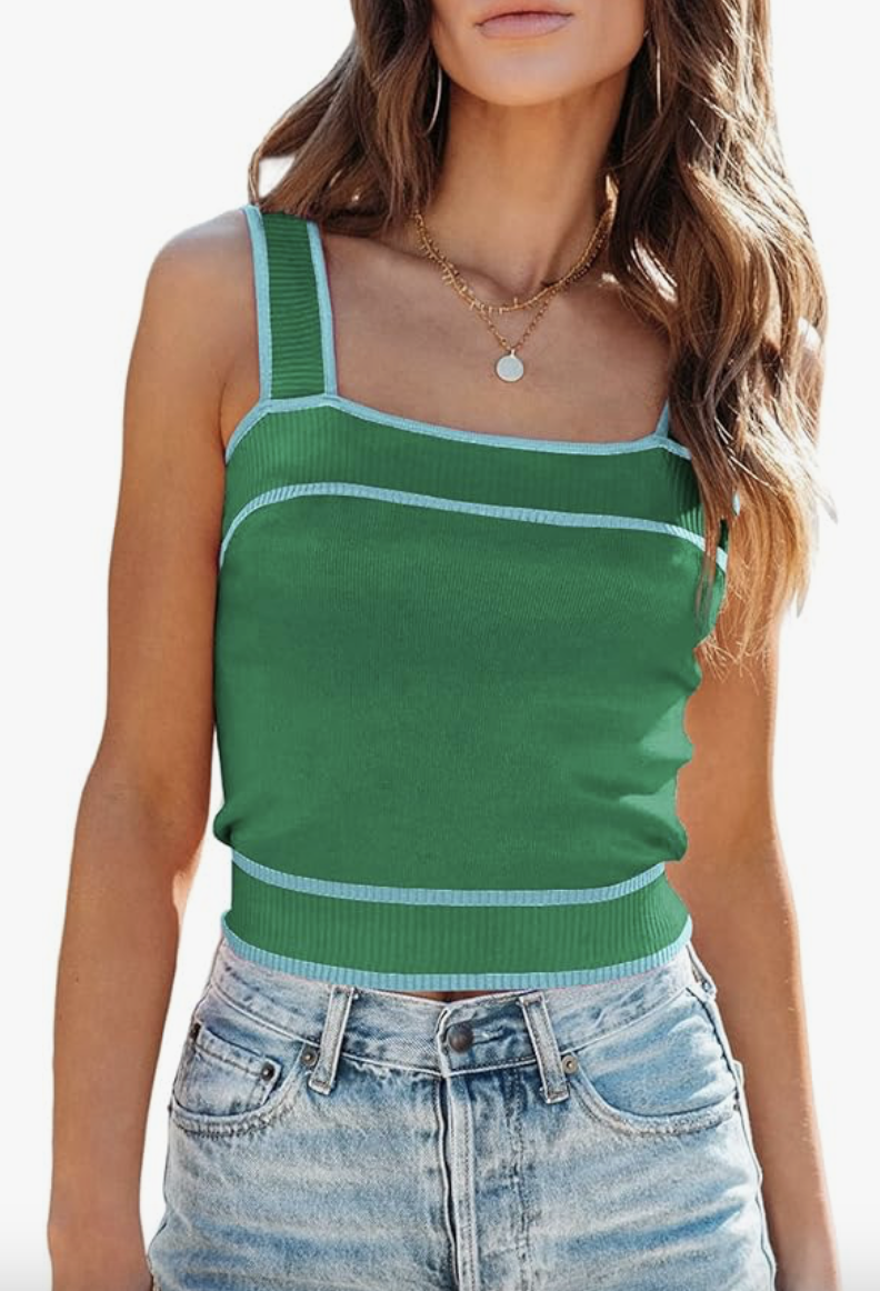 Great Cropped Sweater Tank 