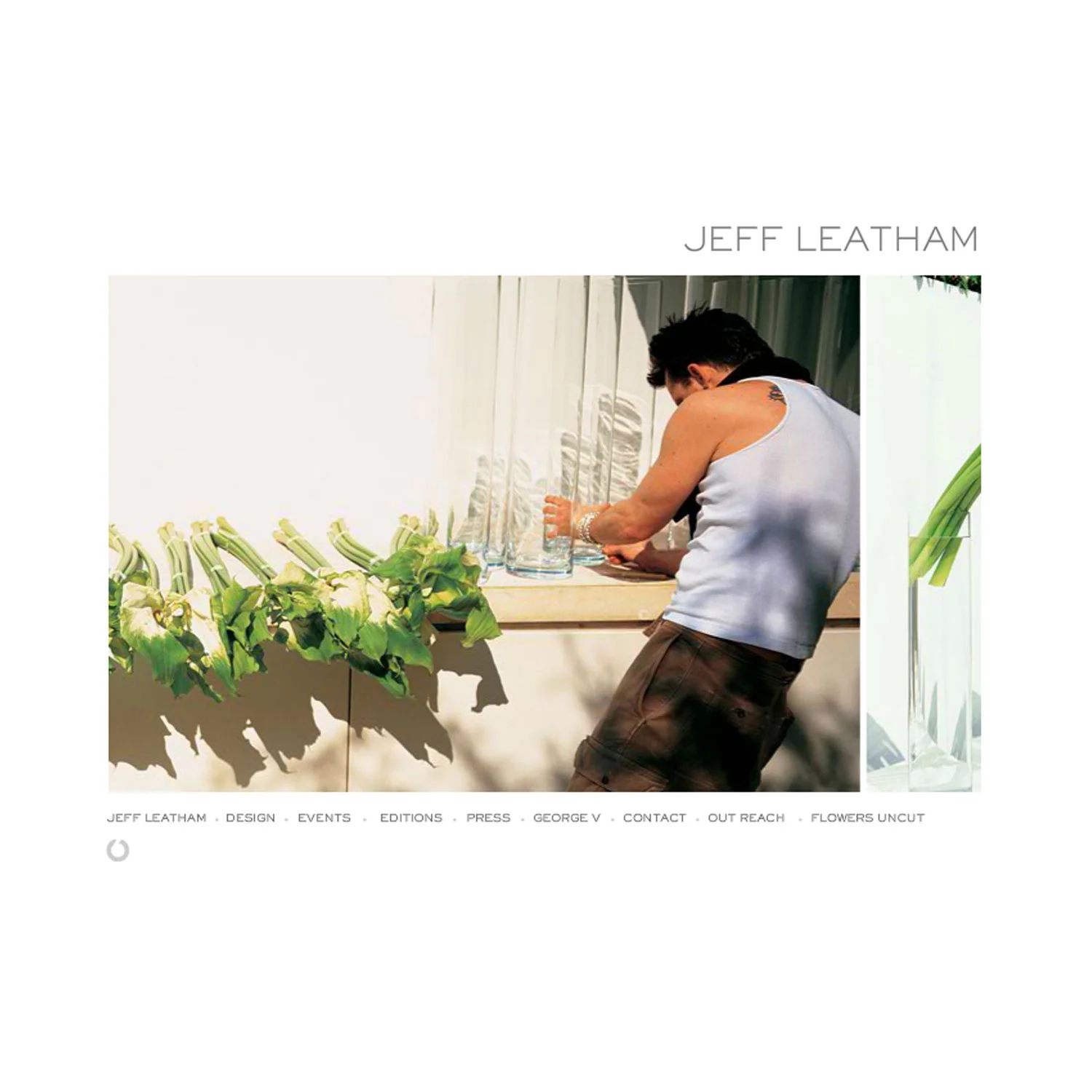  Website for&nbsp; JEFF LEATHAM , Artistic Director of the Four Seasons Hotel George V in Paris.   View Site  