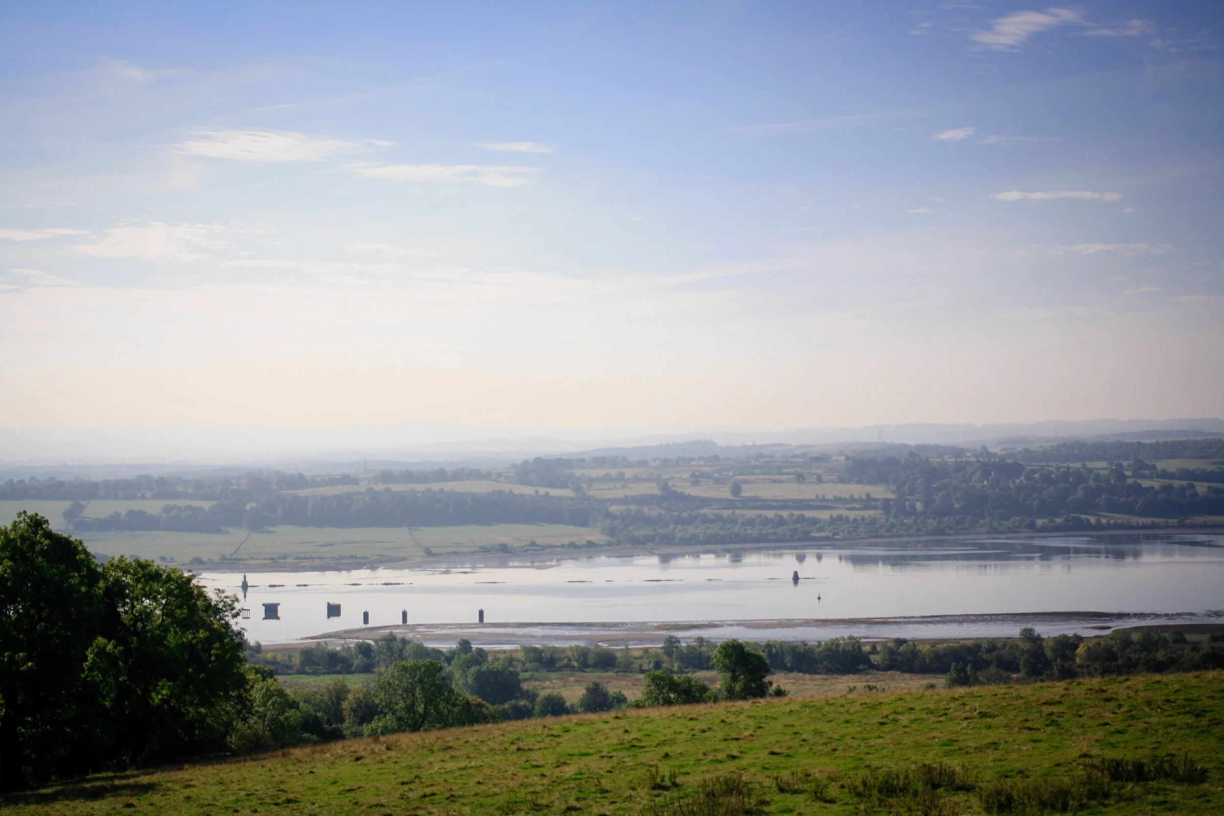 Looking towards the River Clyde. 