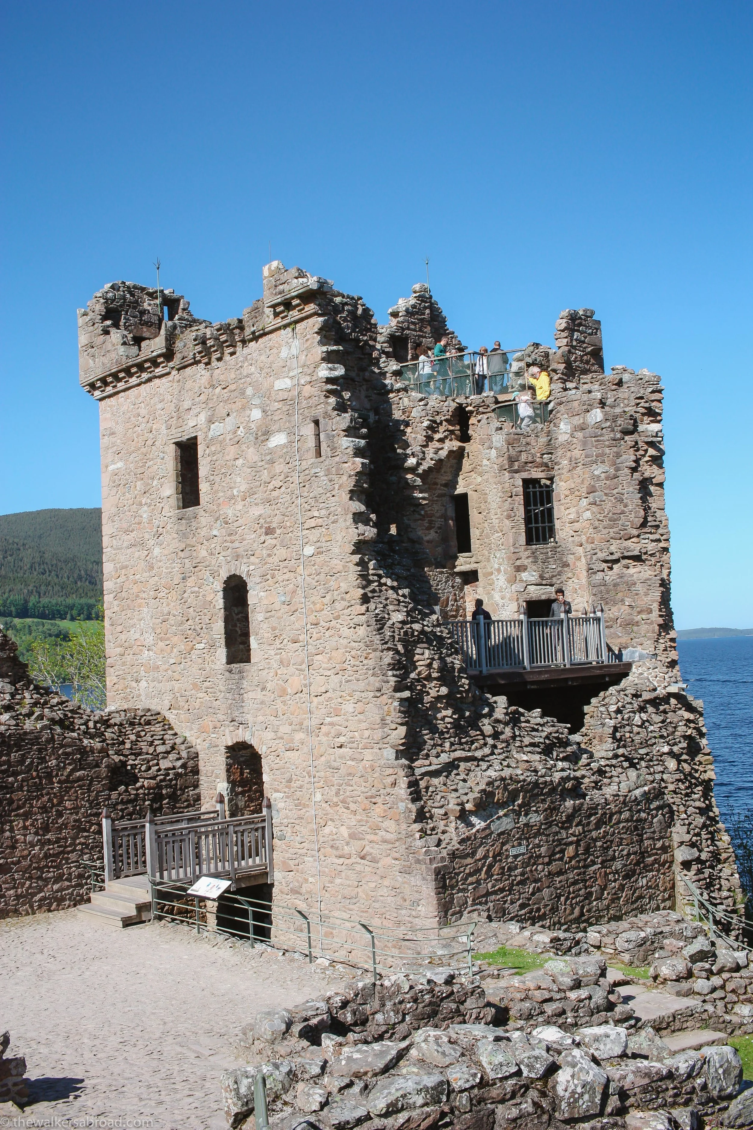 The Grant Tower at Urquhart Castle 