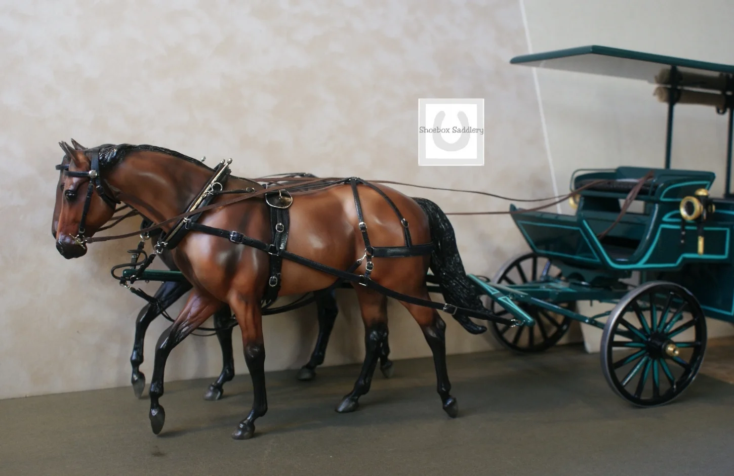 Traditional Historical Horse Ambulance harness