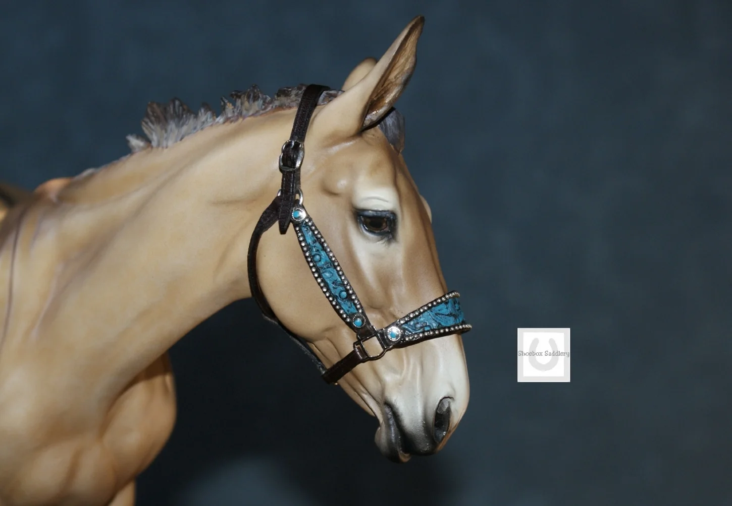 Traditional Tooled Nose and Cheek Bronco Halter