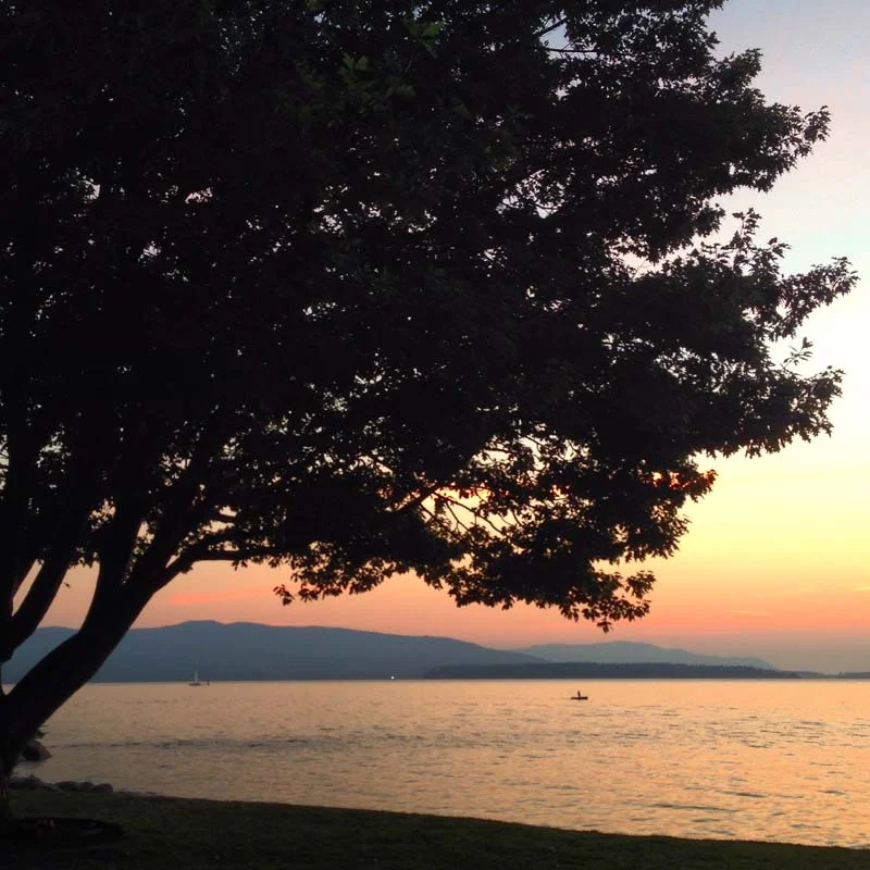 Sunset at Marine Park.