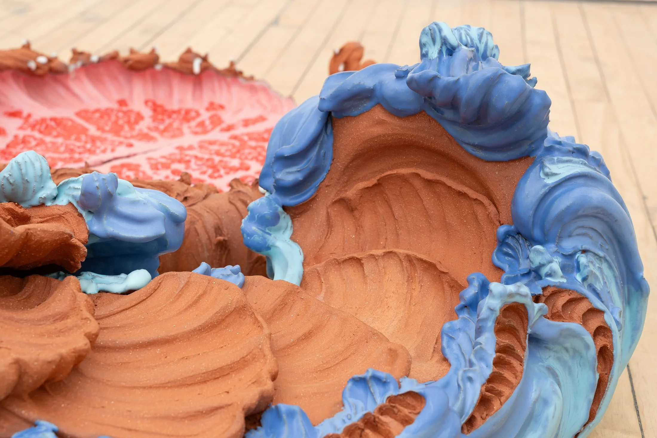 Flourish VII: Periwinkle (detail 2)