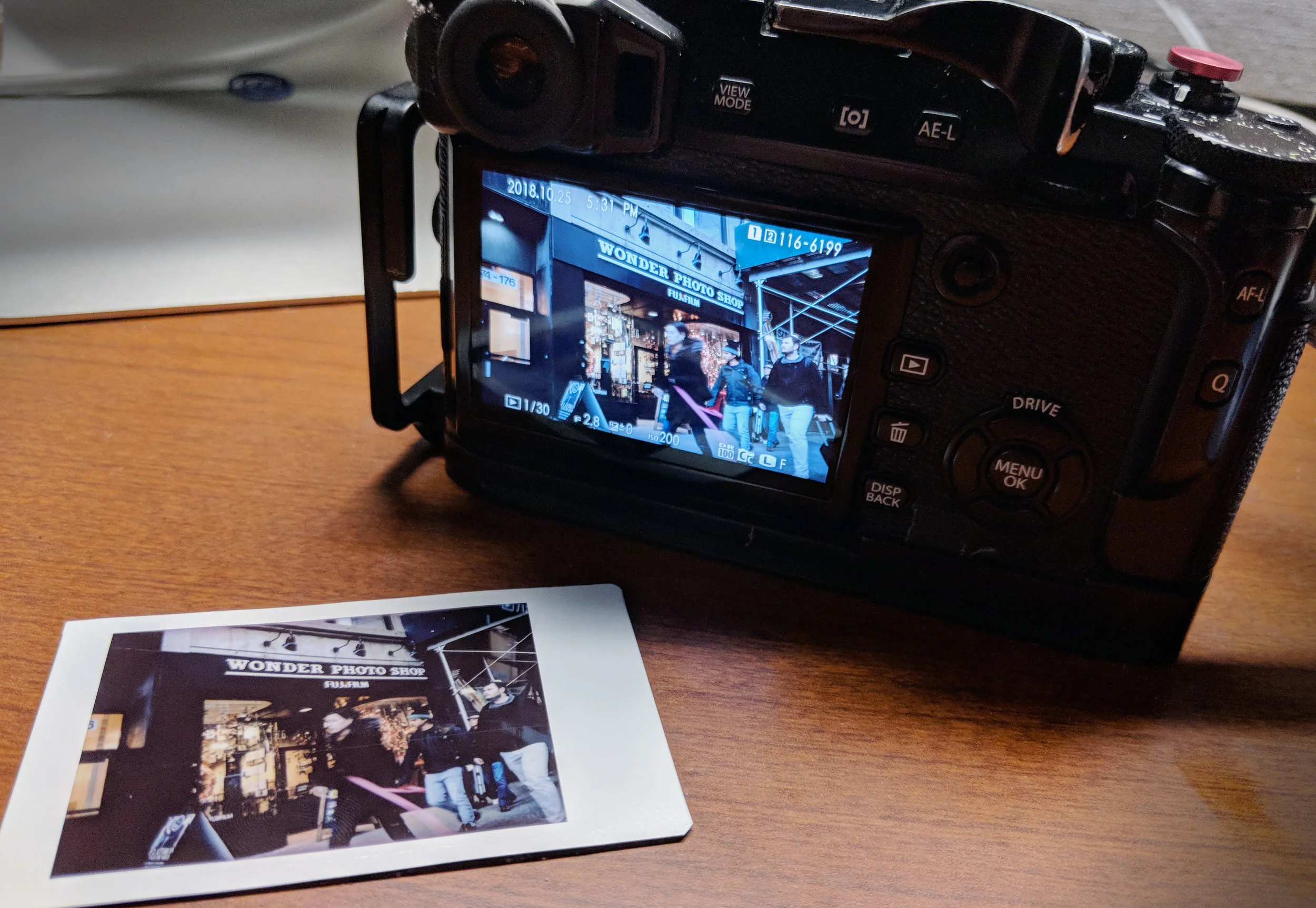 When I was in New York City for the Photo Plus Expo the first place I visited was the Fujifilm Wonder Photo Shop located at 176 Fifth Ave., right across from the Flatiron Building. If you want to explore the entire Instax lineup in one place, this is it.