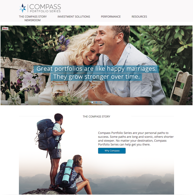 Compass Portfolios - website content - homepage