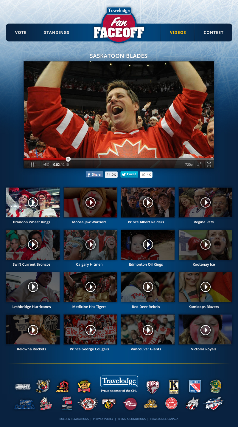 Fan Faceoff - website copywriting