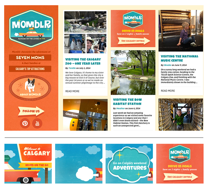 Momblr - website content and banner ad copywriting