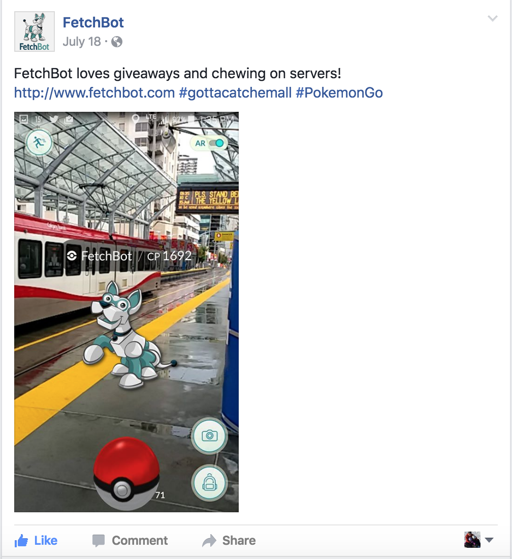 FetchBot - social media copywriting