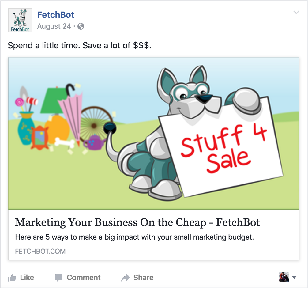 FetchBot - blog post content