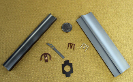 Wire EDM Parts of different sizes