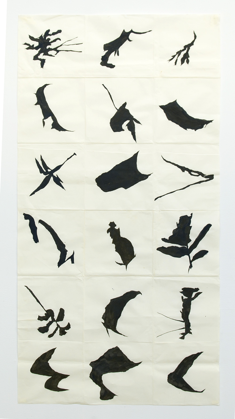 Shadow Map | gouache on folded paper | 2015