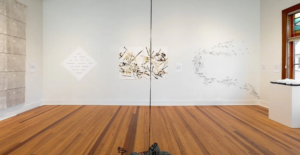 Installation view, Loot (8 March - 6 May, 2026), Langham Cultural Centre, Kaslo, BC