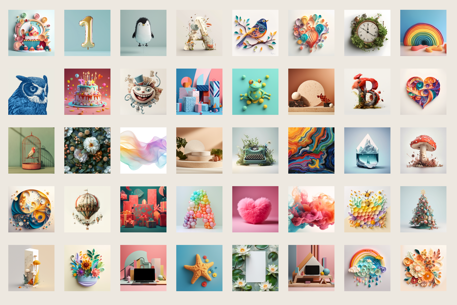 Typedreams: A Memorable Image Library for Creatives