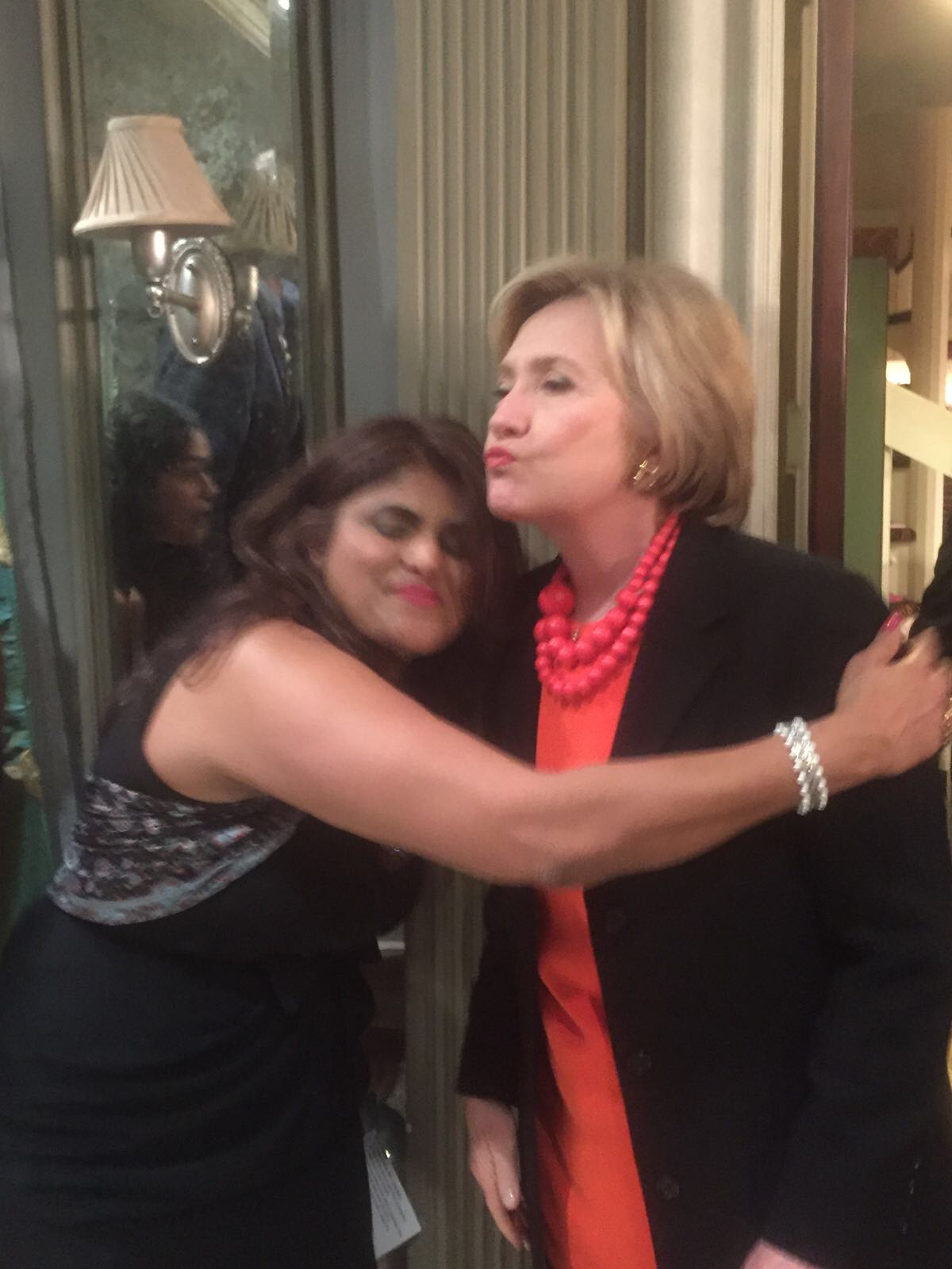 Fundraising event at Hetal's home with Hillary