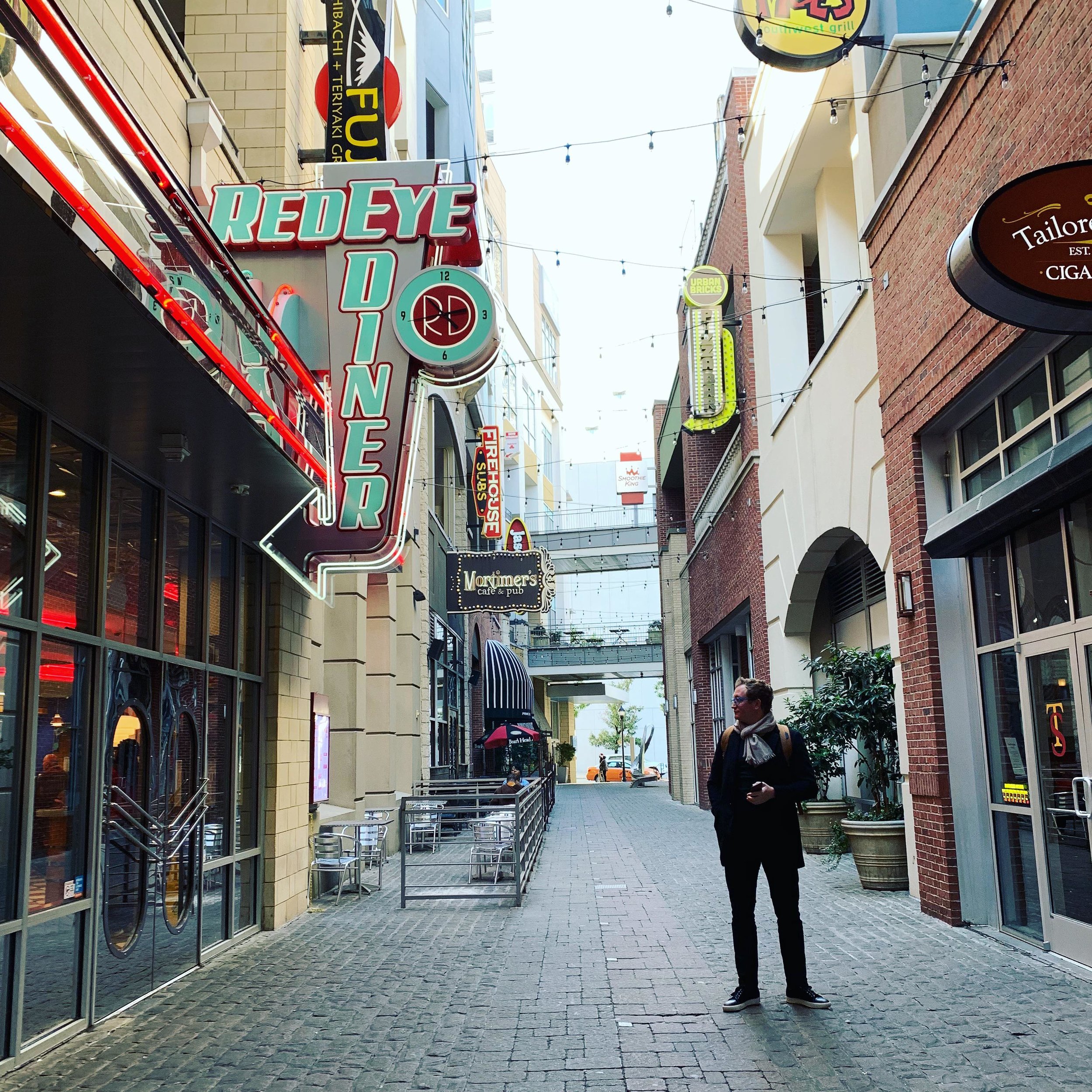 Outside The Red Eye Diner