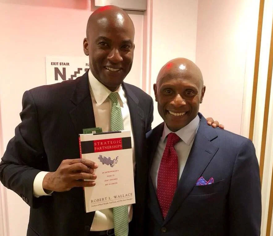 Ramsey Jay, Jr. (left) and Dr. Robert Wallace (right) at Pandora Music 