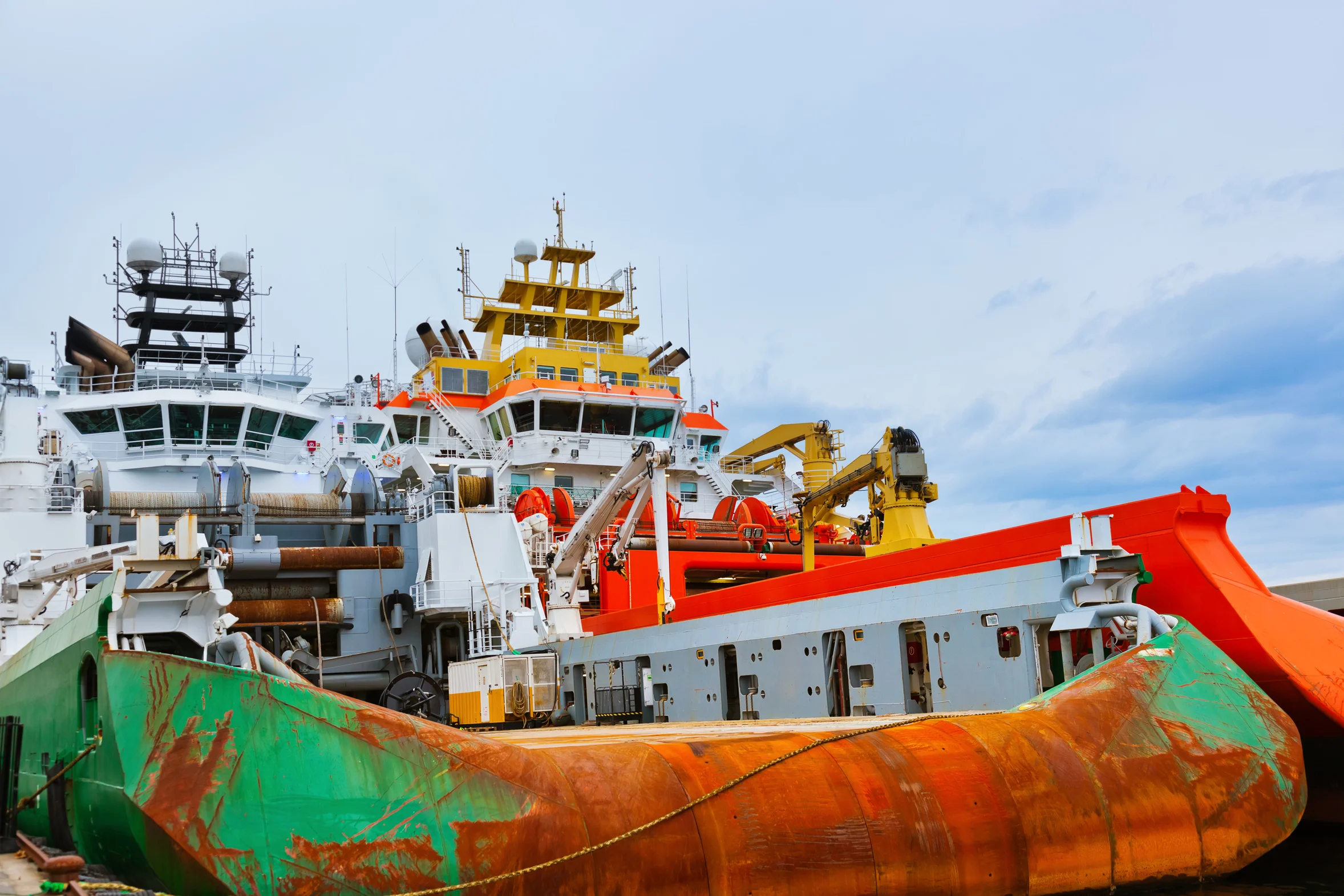 Offshore Vessel waiting for IMCA