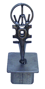 Trophy for Woodstock Film Festival award winners, handcrafted by Steve Heller of Fabulous Furniture