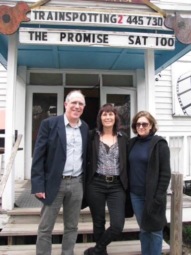Bill Horberg at the Woodstock Film Festival special screening of THE PROMISE, with WFF executive director Meira Blaustein and casting director Avy Kaufman