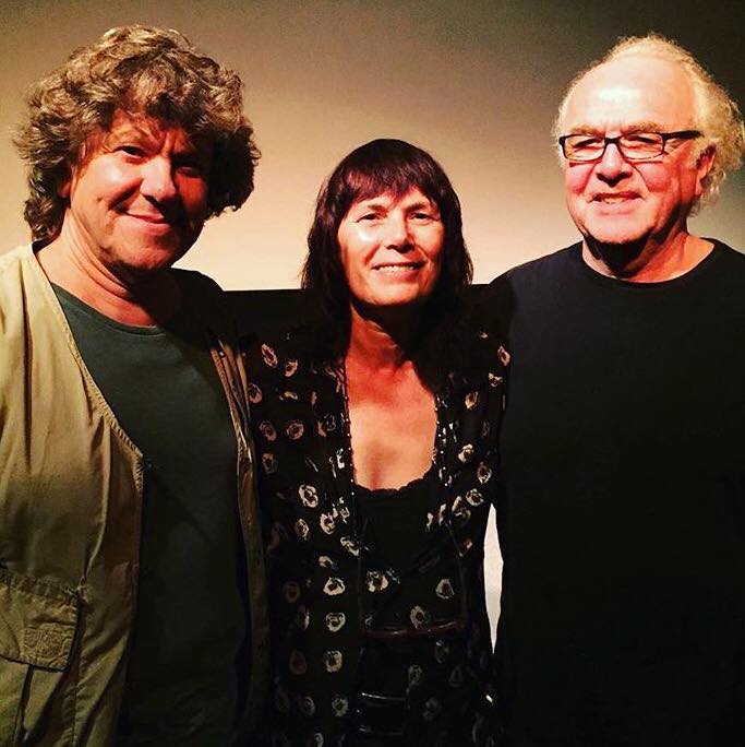 Meira Blaustein with Michael Lang and John Edginton at the JOE COCKER: MAD DOG WITH SOUL screening