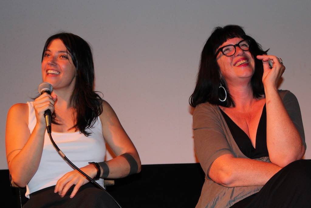 Sharon Van Etten and Katherine Dieckmann at the STRANGE WEATHER Q&A
