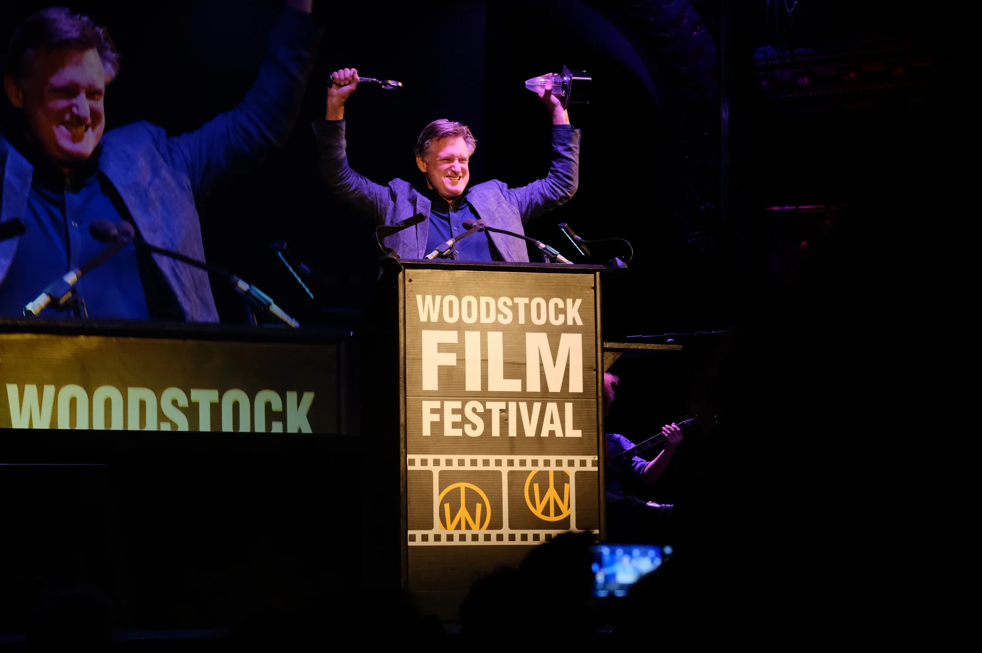 Bill Pullman receives the Exellence in Acting Award