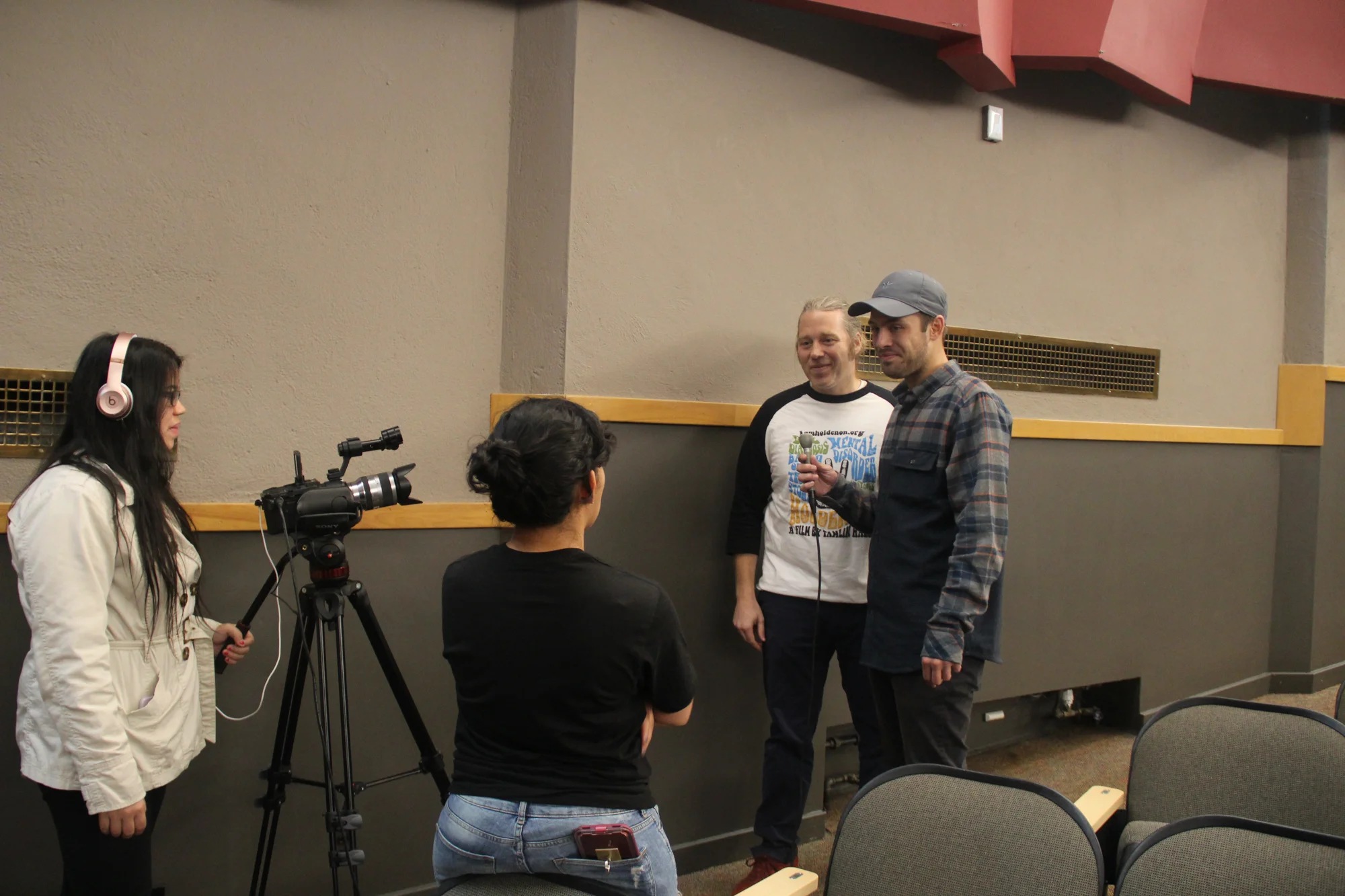 Tamlin Hall and Matthew Fayey at career day at Onteora High School Photo by: Nadine Lewis