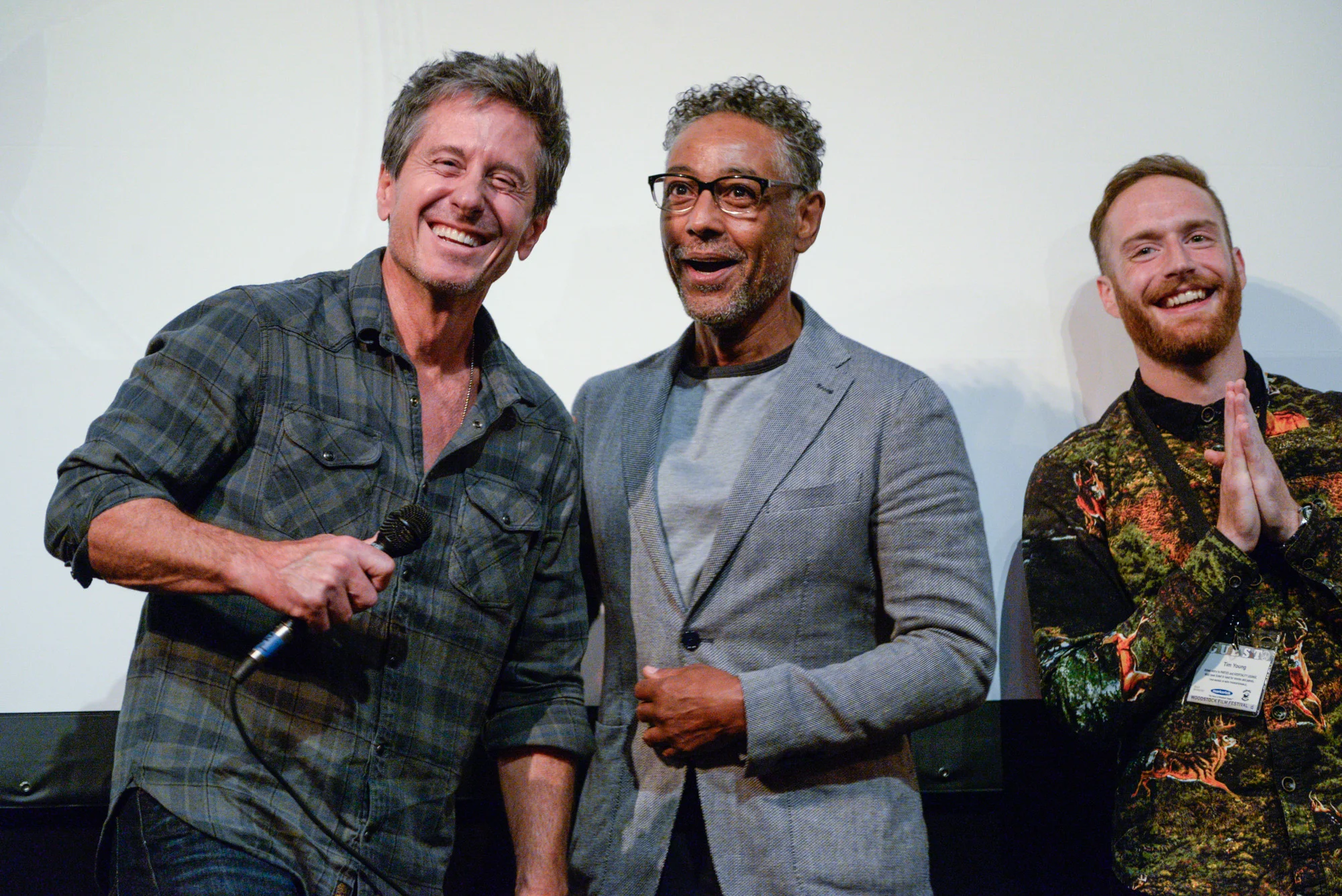 Michael Berry, Giancarlo Esposito and Tim Young. Photo by: Dion Ogu