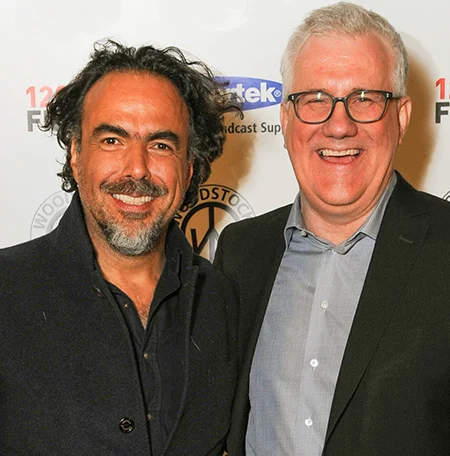 Academy award and Trailblazer Award winner David Linde with Academy Award winning director Alejandro González Iñárritu