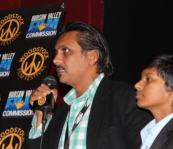 Producer Anjul Nigam with co-star Roni Akurati